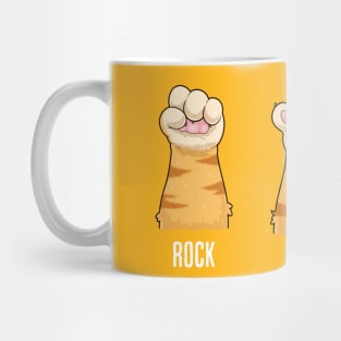 Rock Paper Scissors Cat Paws Mug